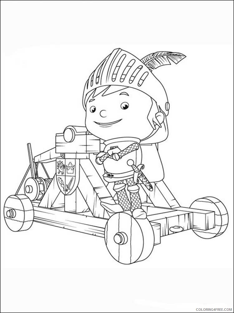 Mike the Knight Coloring Pages TV Film Mike the Knight 1 Printable 2020 05105 Coloring4free