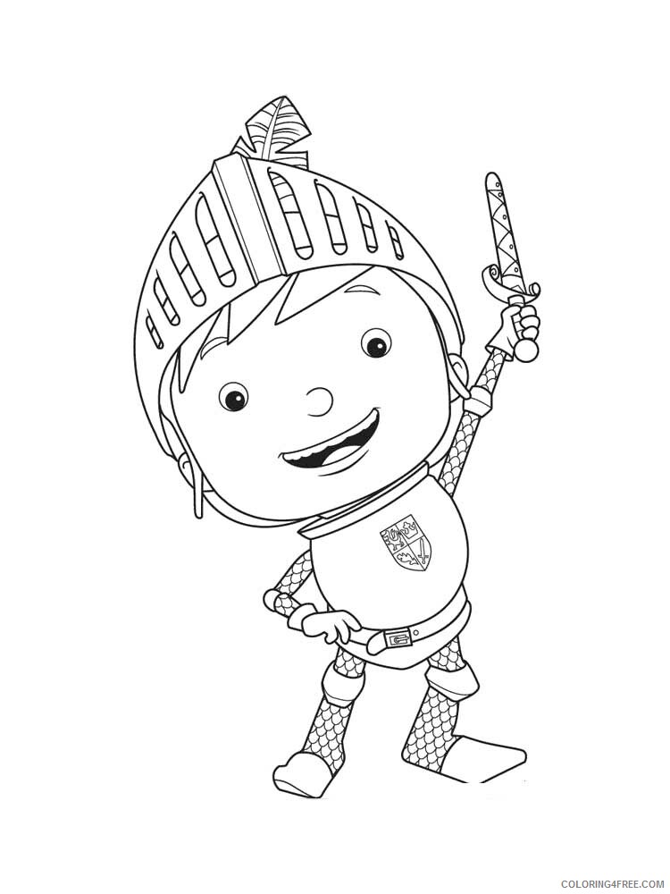 Mike the Knight Coloring Pages TV Film Mike the Knight 10 Printable 2020 05106 Coloring4free