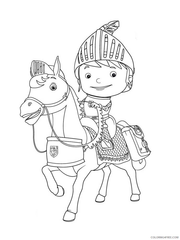 Mike the Knight Coloring Pages TV Film Mike the Knight 3 Printable 2020 05108 Coloring4free