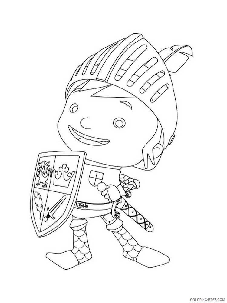 Mike the Knight Coloring Pages TV Film Mike the Knight 4 Printable 2020 05109 Coloring4free