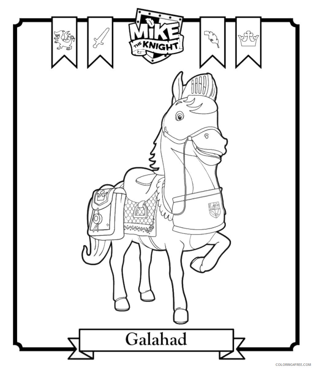 Mike the Knight Coloring Pages TV Film mike_the_night_cl_05 Printable 2020 05100 Coloring4free
