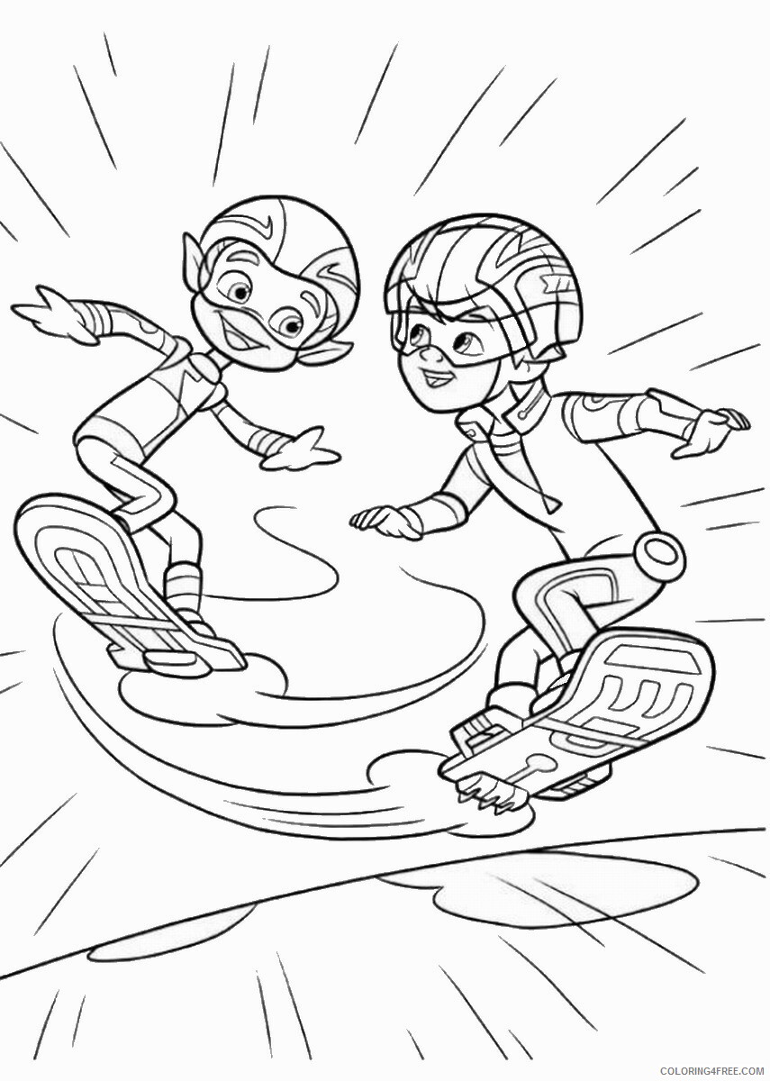 Miles from Tomorrowland Coloring Pages TV Film Printable 2020 05124 Coloring4free