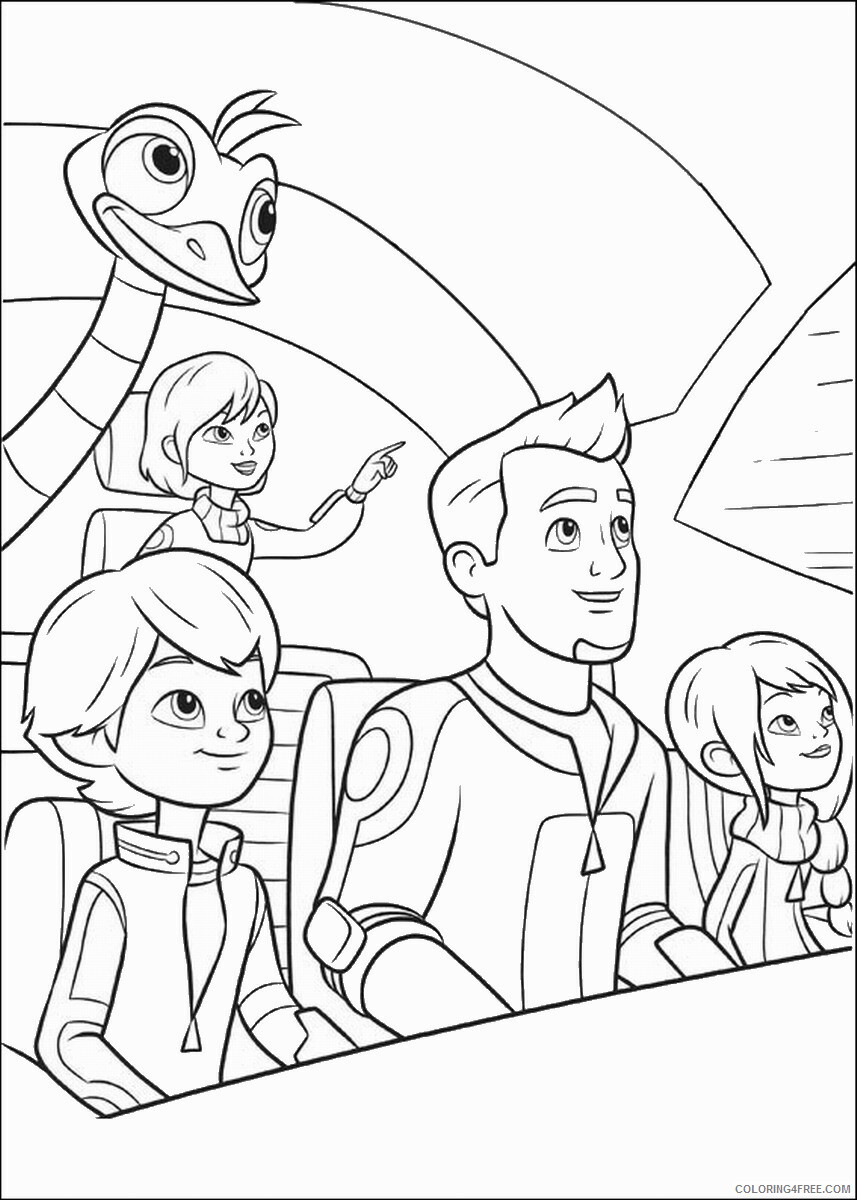 Miles from Tomorrowland Coloring Pages TV Film Printable 2020 05127 Coloring4free