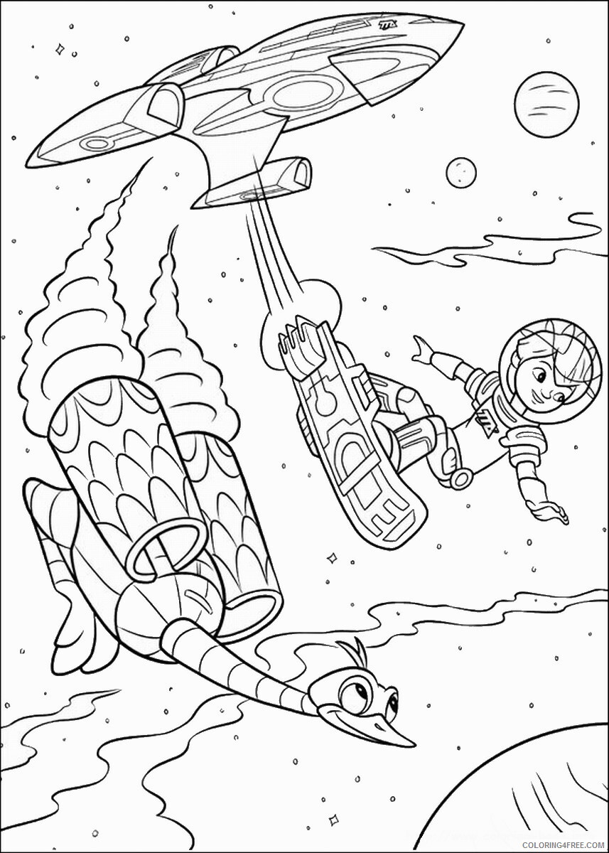 Miles from Tomorrowland Coloring Pages TV Film Printable 2020 05128 Coloring4free