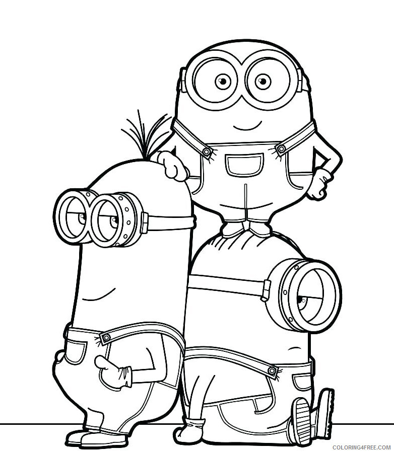 Minions Coloring Pages TV Film Cartoon Minions Printable 2020 05169 Coloring4free