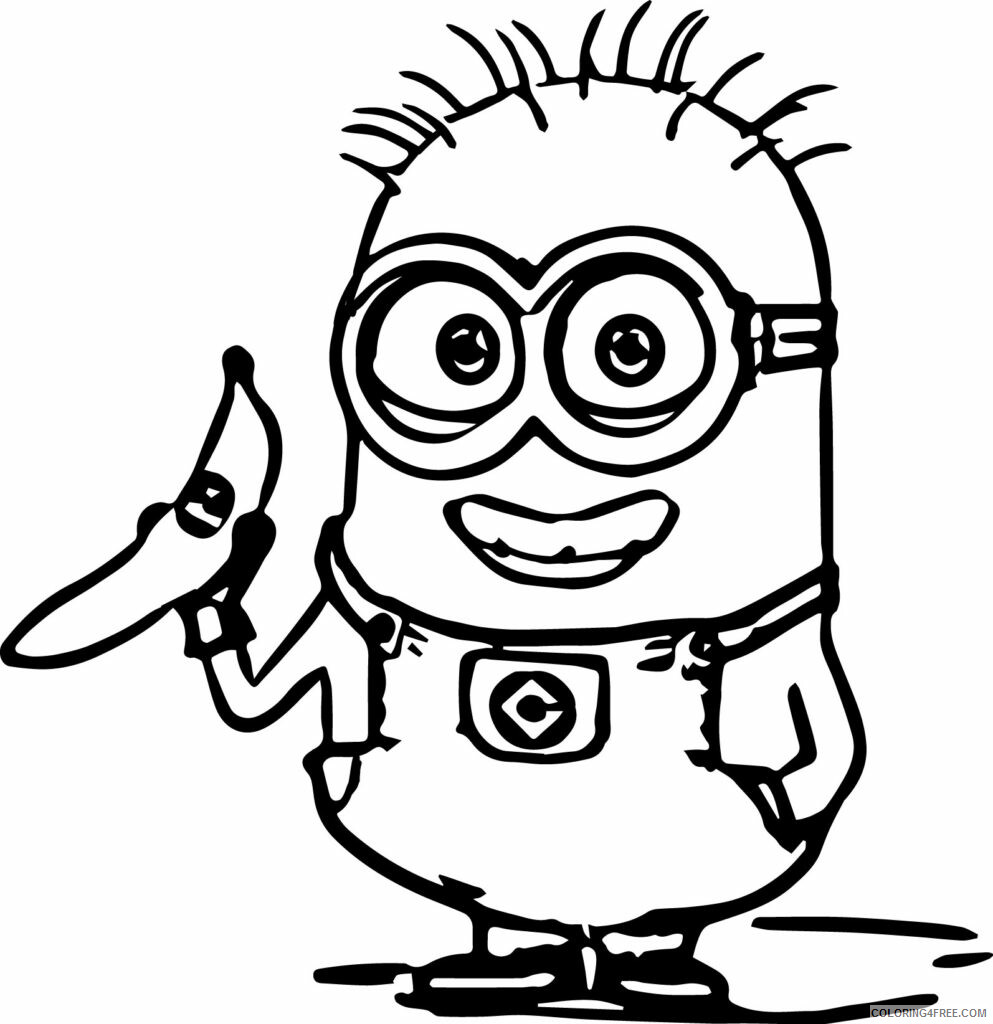 Minions Coloring Pages TV Film Color Minions Printable 2020 05171 Coloring4free