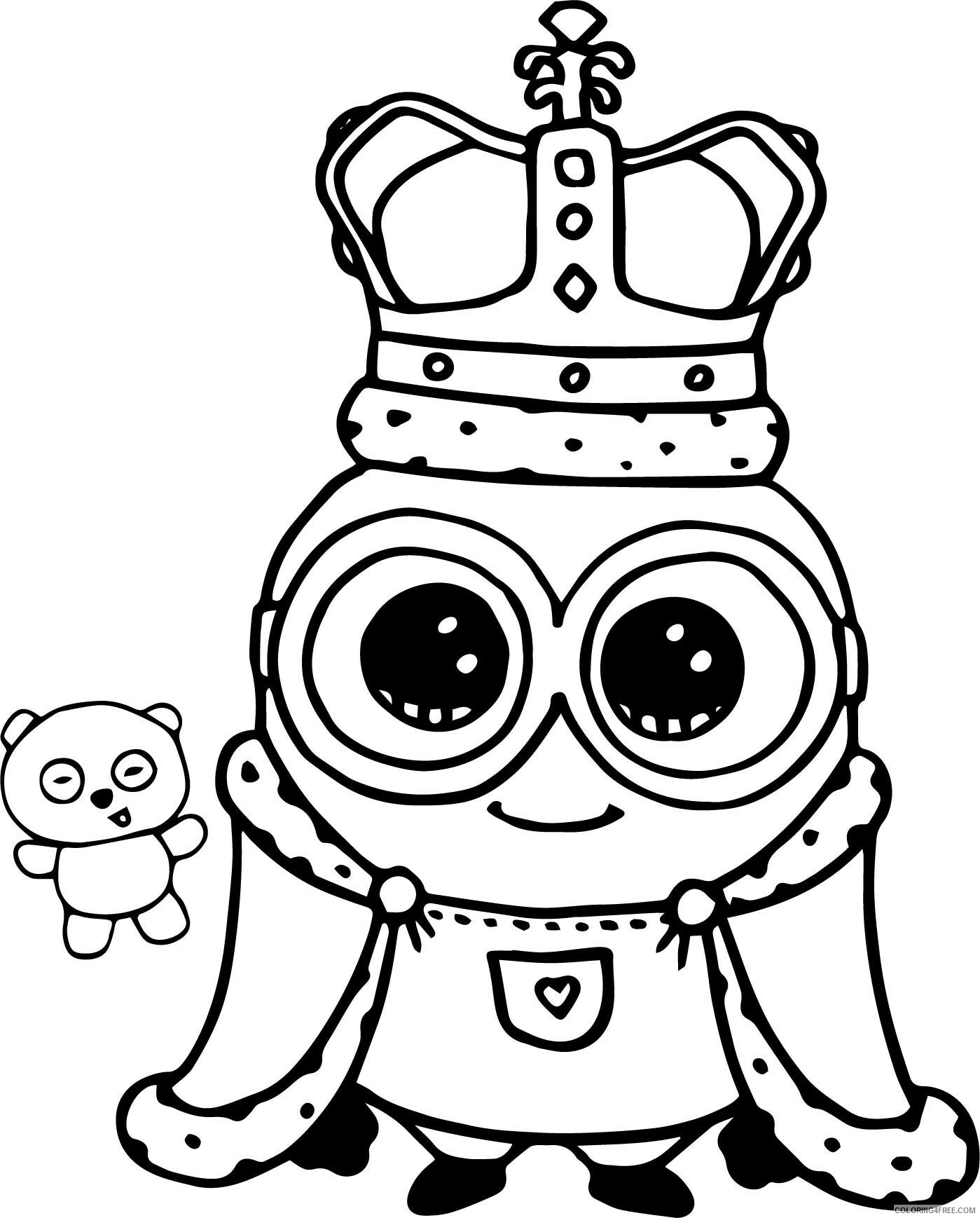 Minions Coloring Pages TV Film Cute Minion Printable 2020 05172 Coloring4free
