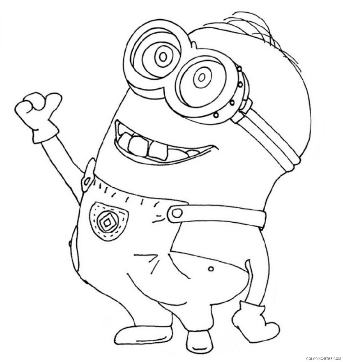 Minions Coloring Pages TV Film Despicable Me Minion Printable 2020 05174 Coloring4free