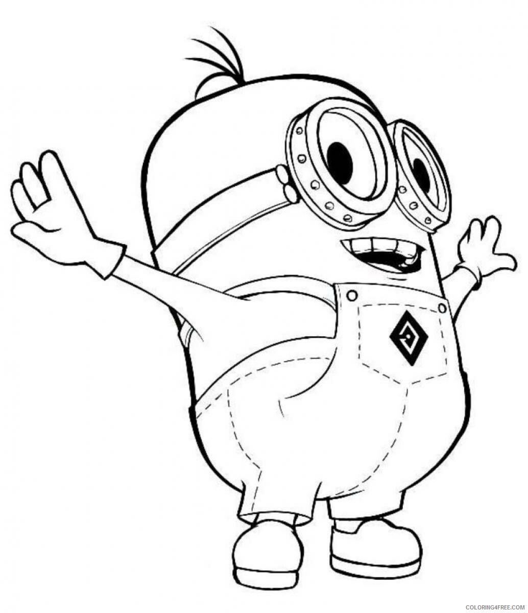 Minions Coloring Pages TV Film Despicable Me Minions 2 Printable 2020 05177 Coloring4free