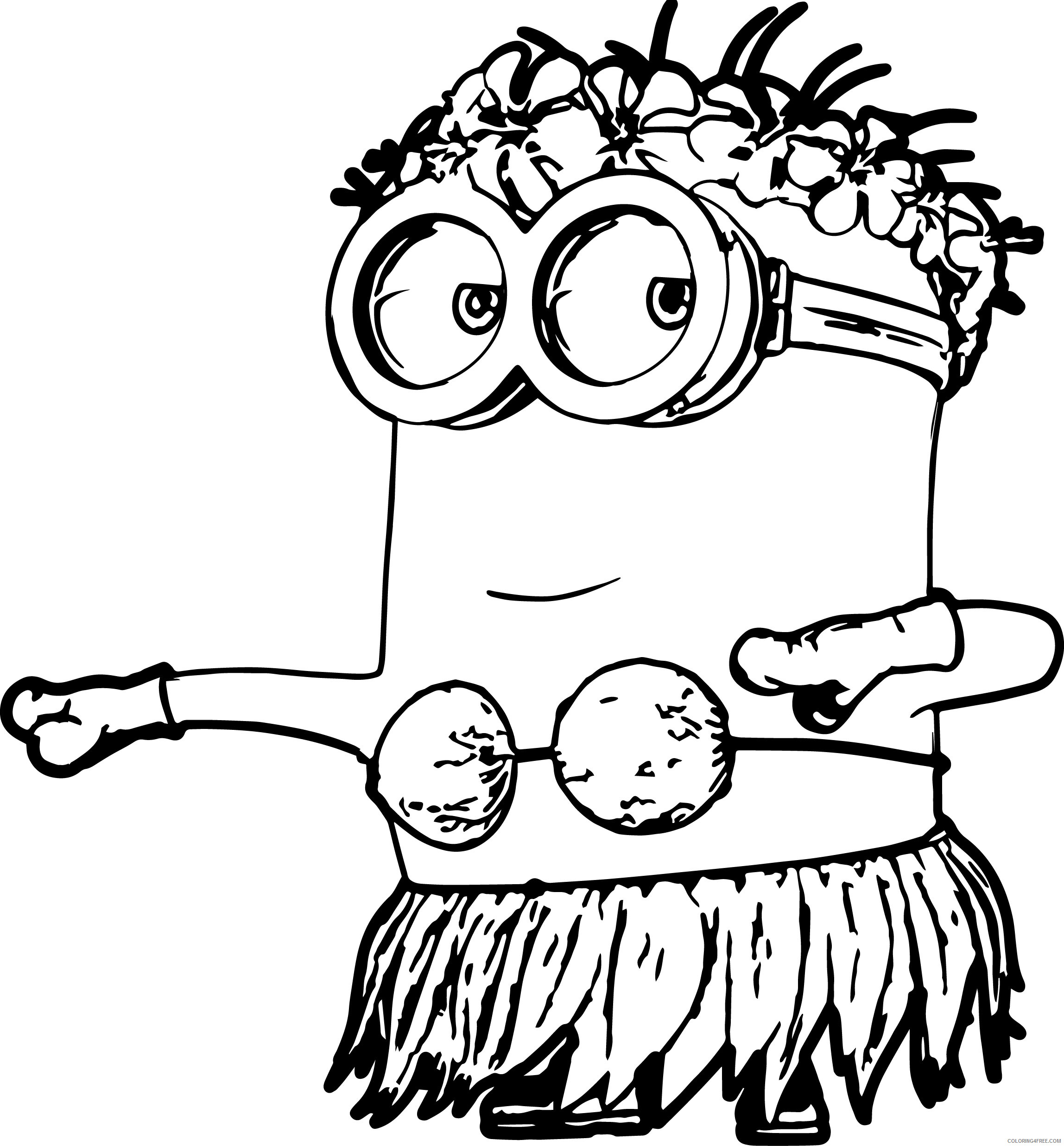 Minions Coloring Pages TV Film Free Minions Printable 2020 05184 Coloring4free