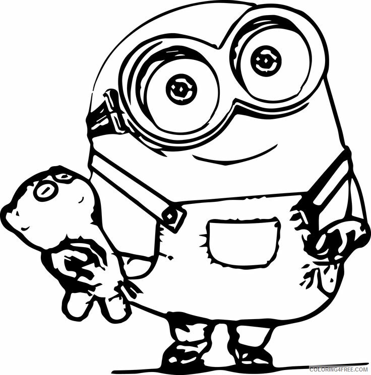 Minions Coloring Pages TV Film Free Minions Printable 2020 05188 Coloring4free