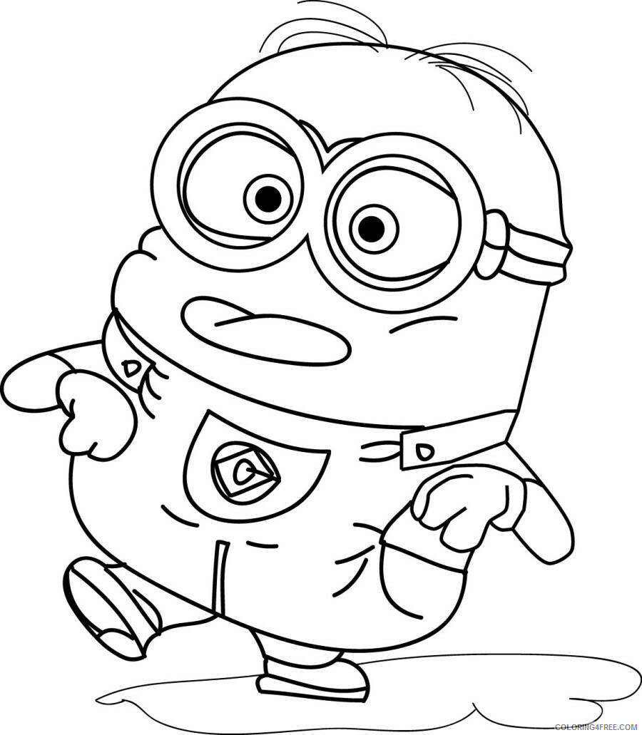Minions Coloring Pages TV Film Free Minions Printable 2020 05191 Coloring4free
