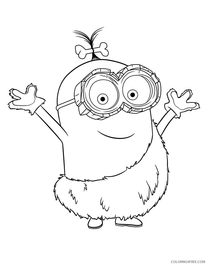Minions Coloring Pages TV Film Free Minions Printable 2020 05193 Coloring4free