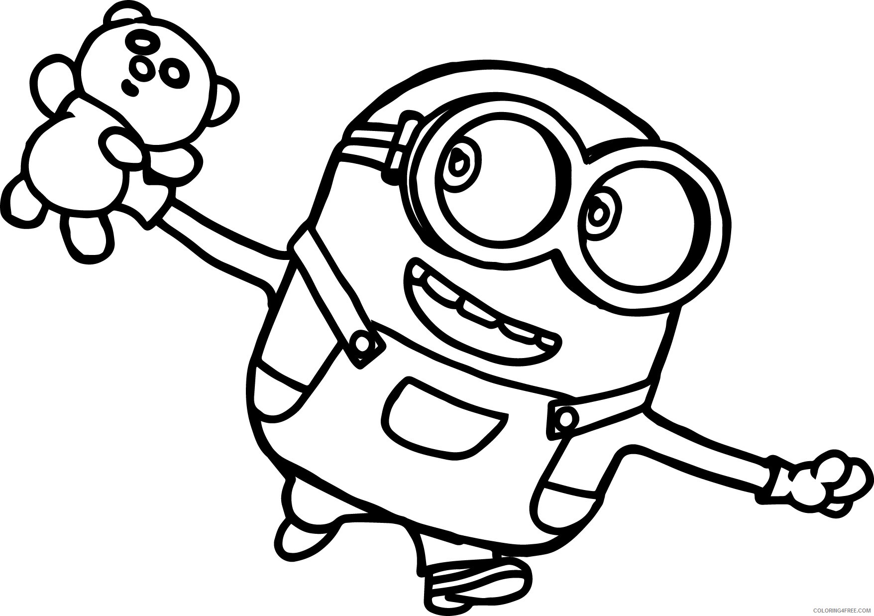 Minions Coloring Pages TV Film Funny Minion Printable 2020 05195 Coloring4free