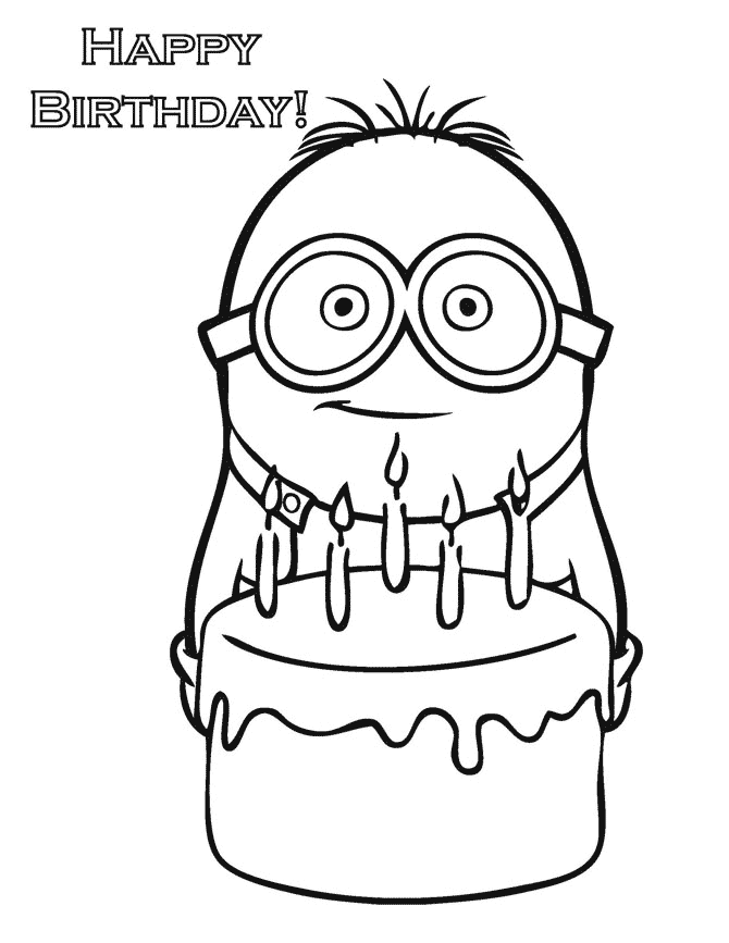 Minions Coloring Pages TV Film Minion Free Printable 2020 05200 Coloring4free