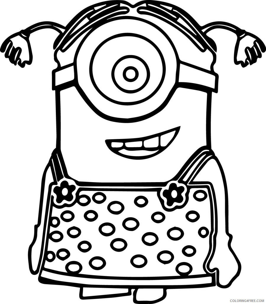Minions Coloring Pages TV Film Minion Printable 2020 05201 Coloring4free