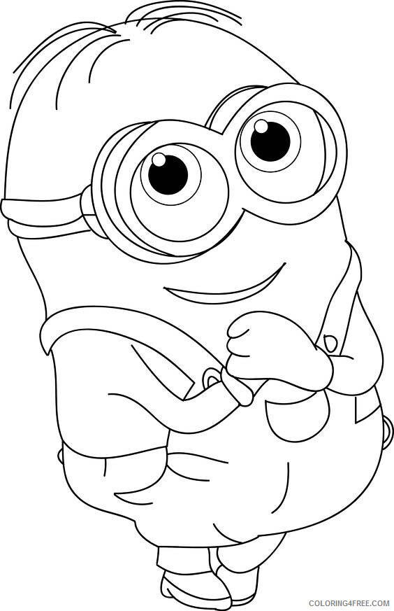 Minions Coloring Pages TV Film Minion Printable 2020 05202 Coloring4free