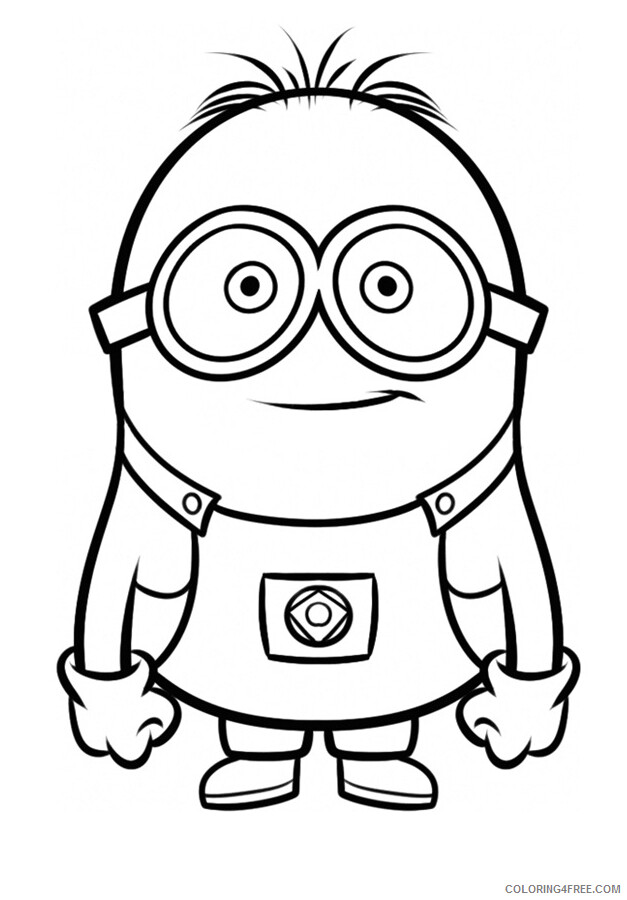 Minions Coloring Pages TV Film Minion Printable 2020 05205 Coloring4free