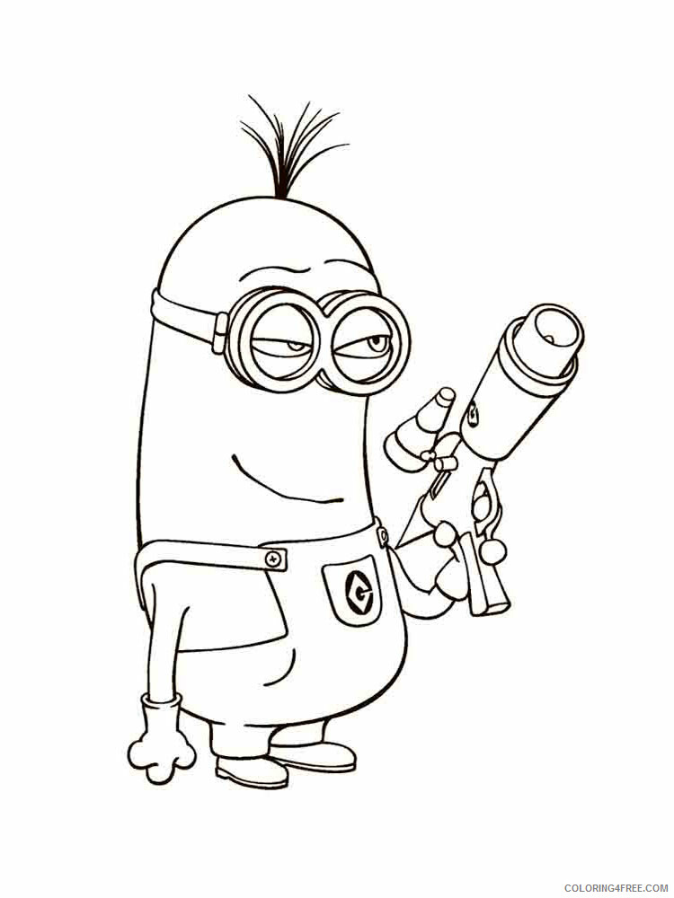 Minions Coloring Pages TV Film Minions 1 Printable 2020 05210 Coloring4free