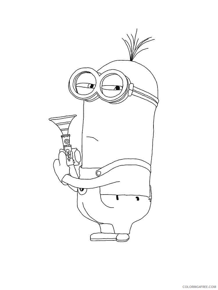 Minions Coloring Pages TV Film Minions 10 Printable 2020 05211 Coloring4free