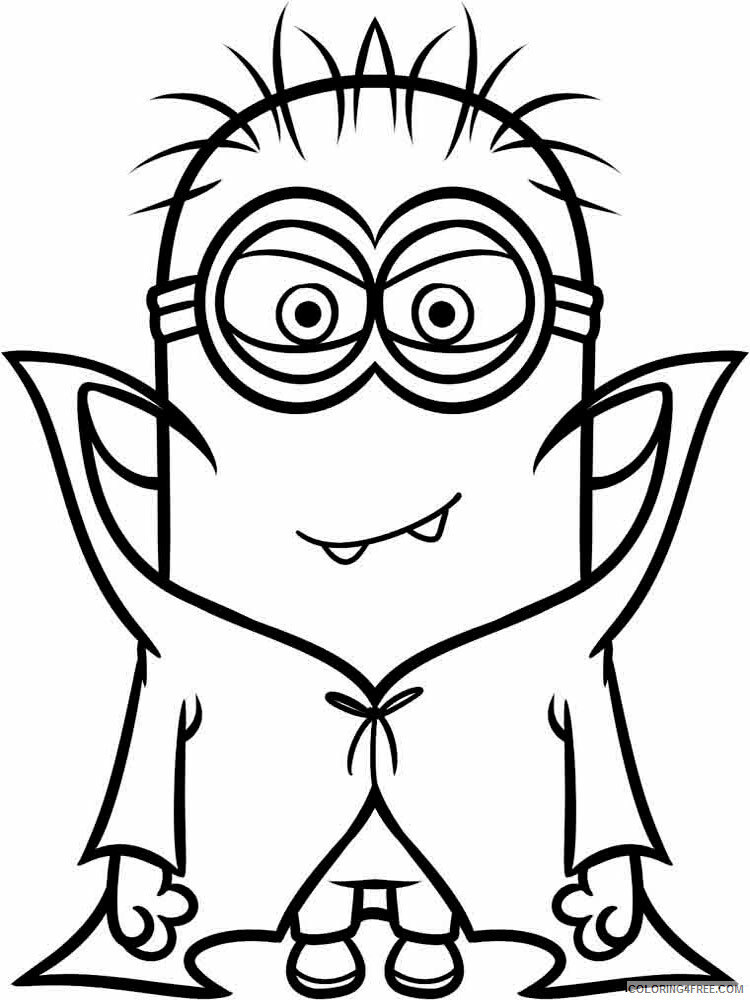 Minions Coloring Pages TV Film Minions 8 Printable 2020 05217 Coloring4free