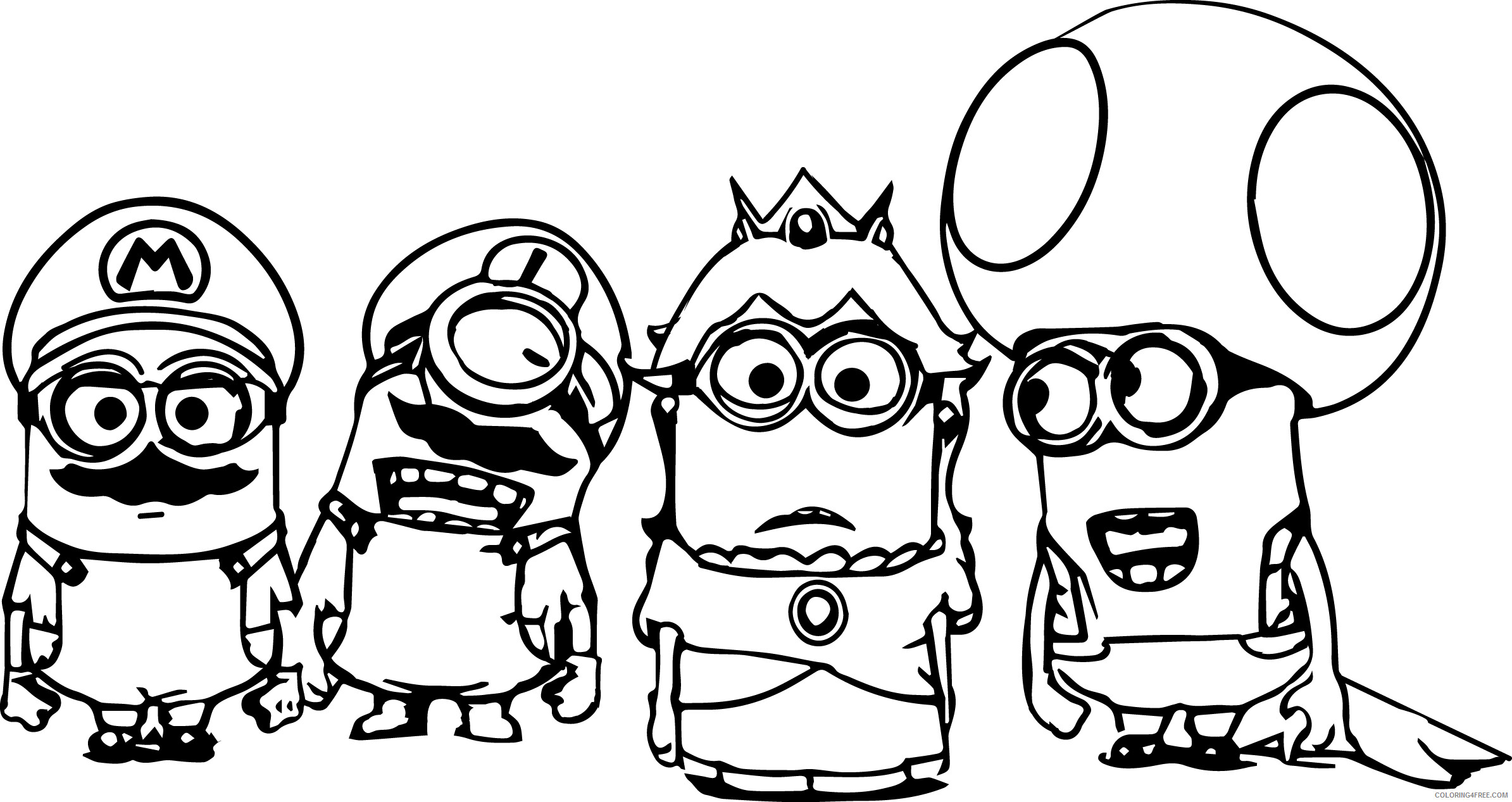Minions Coloring Pages TV Film Minions Printable 2020 05209 Coloring4free