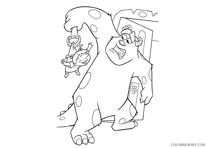 Monsters Inc Coloring Pages TV Film Funny Monsters Inc Printable 2020 05250 Coloring4free