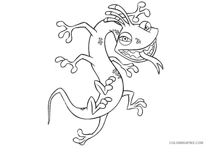 Monsters Inc Coloring Pages TV Film Incorporated Randall Printable 2020 05295 Coloring4free