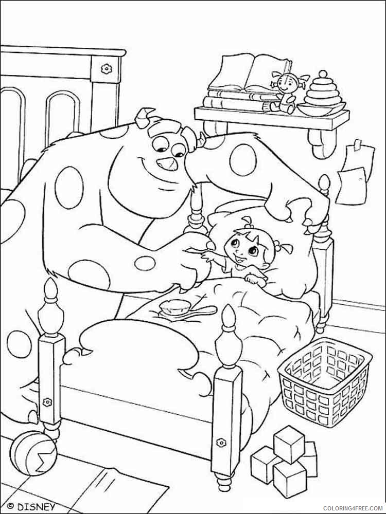 Monsters Inc Coloring Pages TV Film Monster Inc 11 Printable 2020 05253 Coloring4free