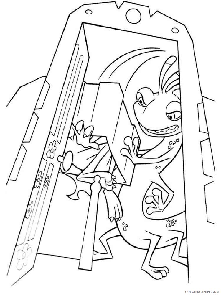 Monsters Inc Coloring Pages TV Film Monster Inc 15 Printable 2020 05256 Coloring4free