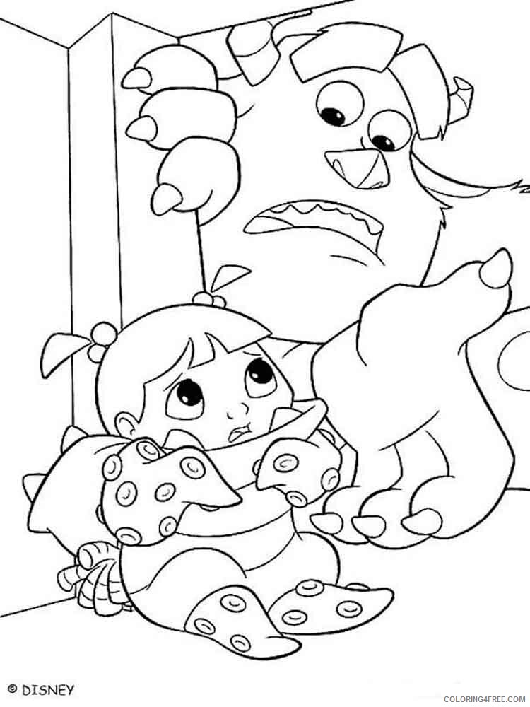 Monsters Inc Coloring Pages TV Film Monster Inc 2 Printable 2020 05257 Coloring4free