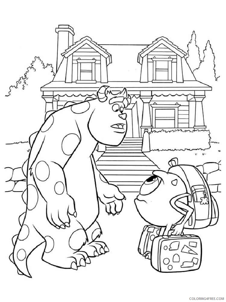 Monsters Inc Coloring Pages TV Film Monster Inc 25 Printable 2020 05258 Coloring4free
