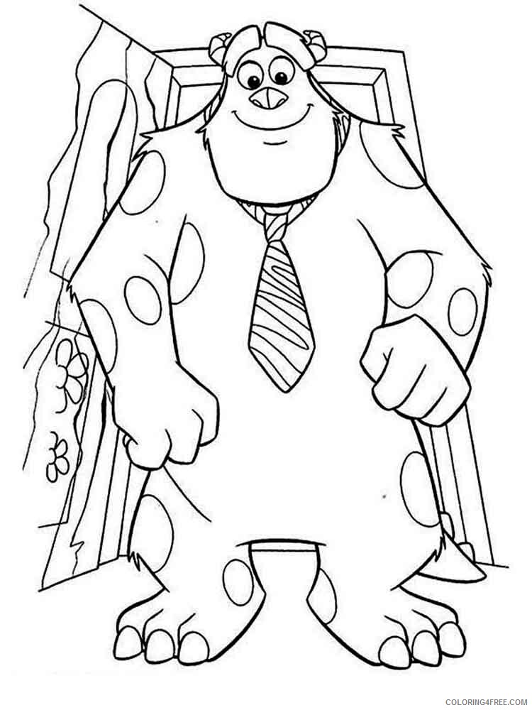 Monsters Inc Coloring Pages TV Film Monster Inc 29 Printable 2020 05262 Coloring4free