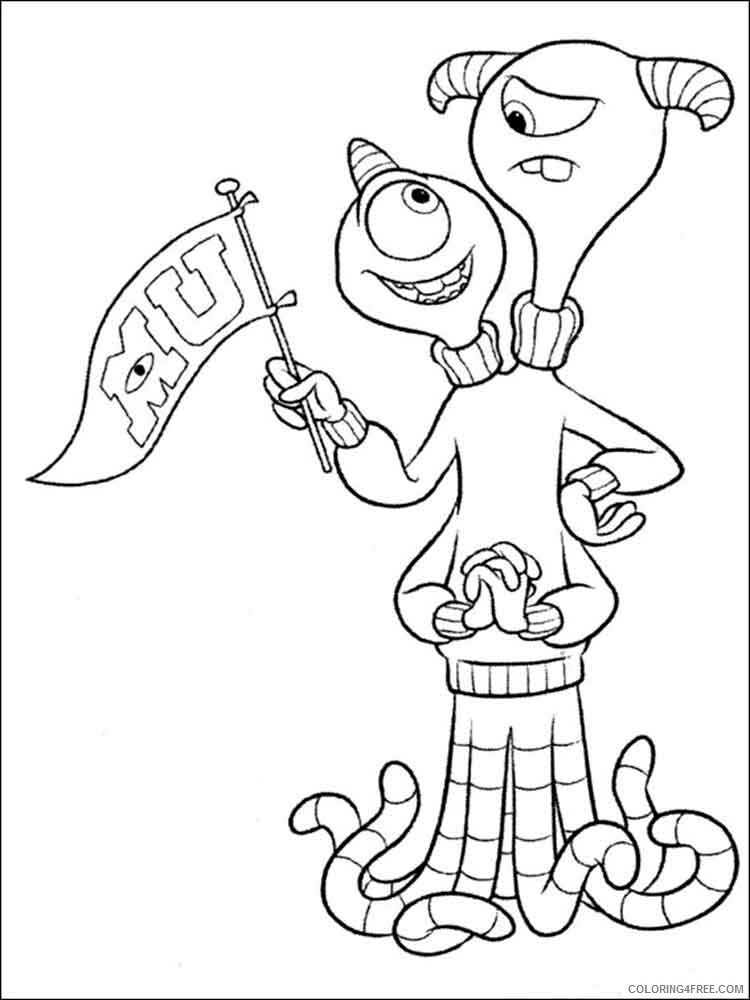 Monsters Inc Coloring Pages TV Film Monster Inc 31 Printable 2020 05264 Coloring4free