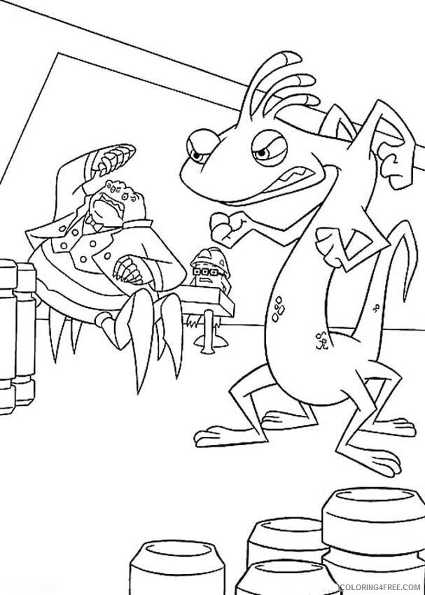 Monsters Inc Coloring Pages TV Film Monsters Inc Randall Printable 2020 05287 Coloring4free