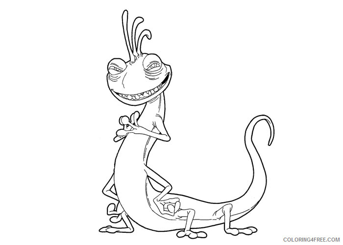Monsters Inc Coloring Pages TV Film Monsters Inc Randall Printable 2020 05297 Coloring4free