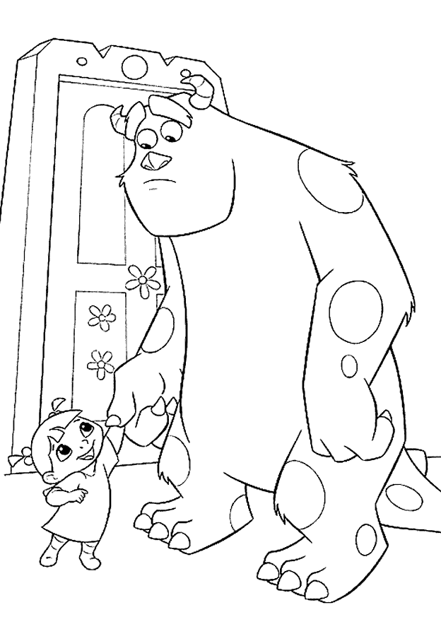 Monsters Inc Coloring Pages TV Film Printable Monsters Inc Printable 2020 05301 Coloring4free
