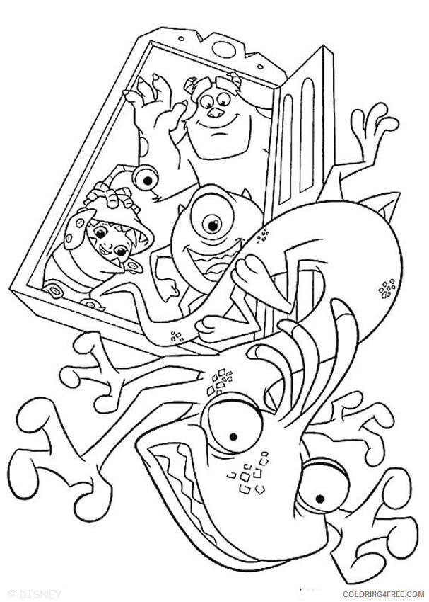 Monsters Inc Coloring Pages TV Film Randall Boggs Printable 2020 05288 Coloring4free