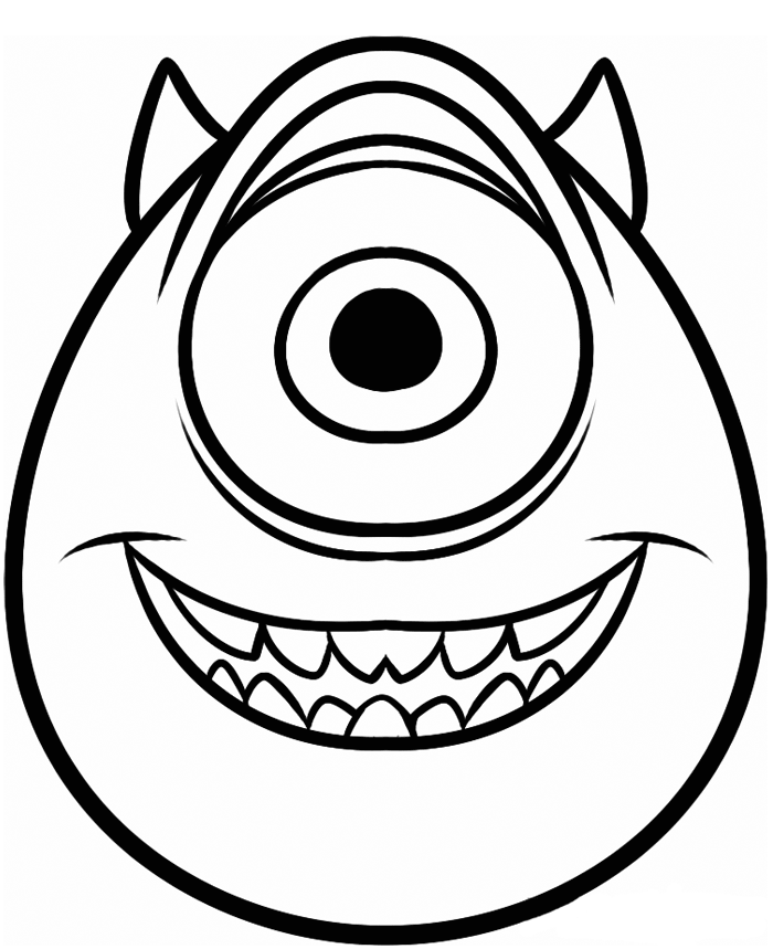 Monsters University Coloring Pages TV Film Mike Printable 2020 05308 Coloring4free