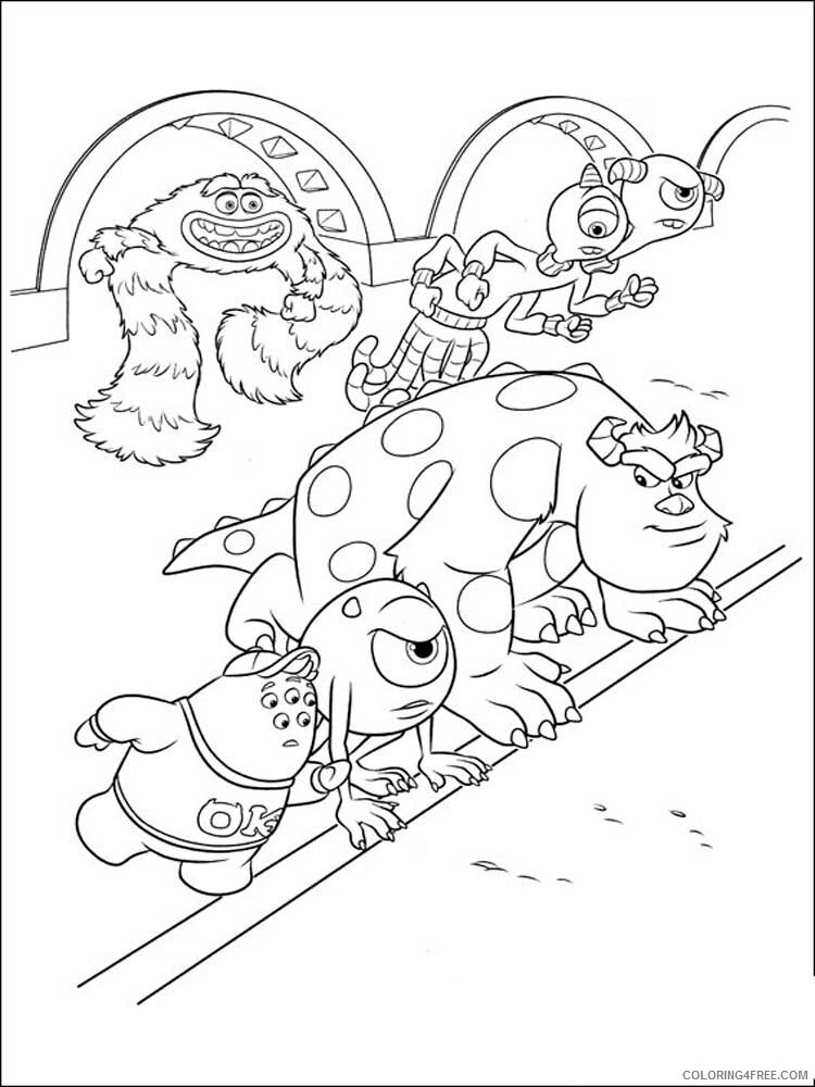 Monsters University Coloring Pages TV Film Printable 2020 05312 Coloring4free