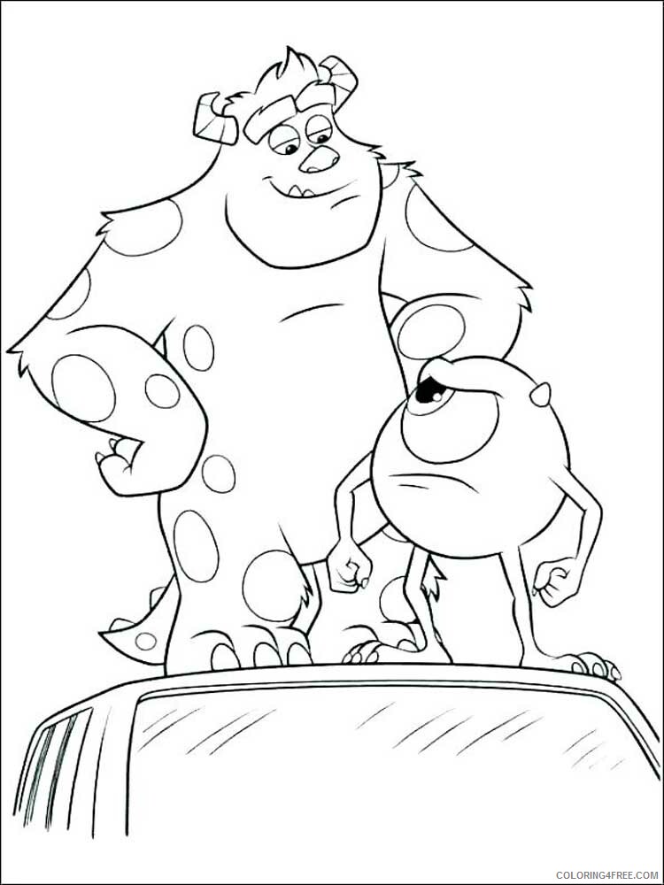 Monsters University Coloring Pages TV Film Printable 2020 05320 Coloring4free