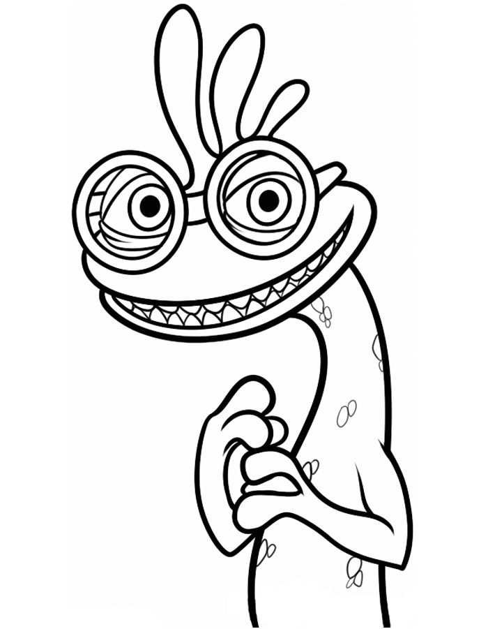 Monsters University Coloring Pages TV Film Randall Printable 2020 05327 Coloring4free