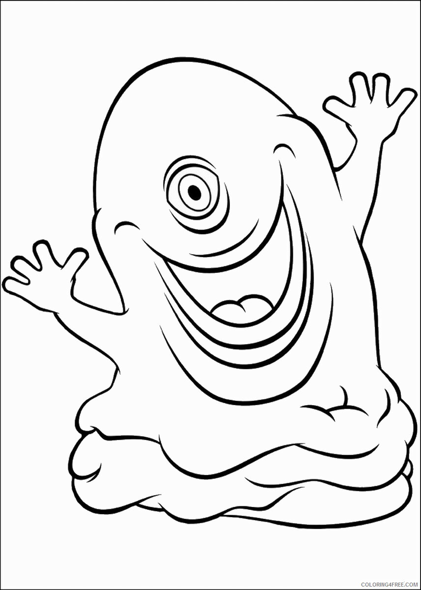Monsters vs Aliens Coloring Pages TV Film Printable 2020 05333 Coloring4free