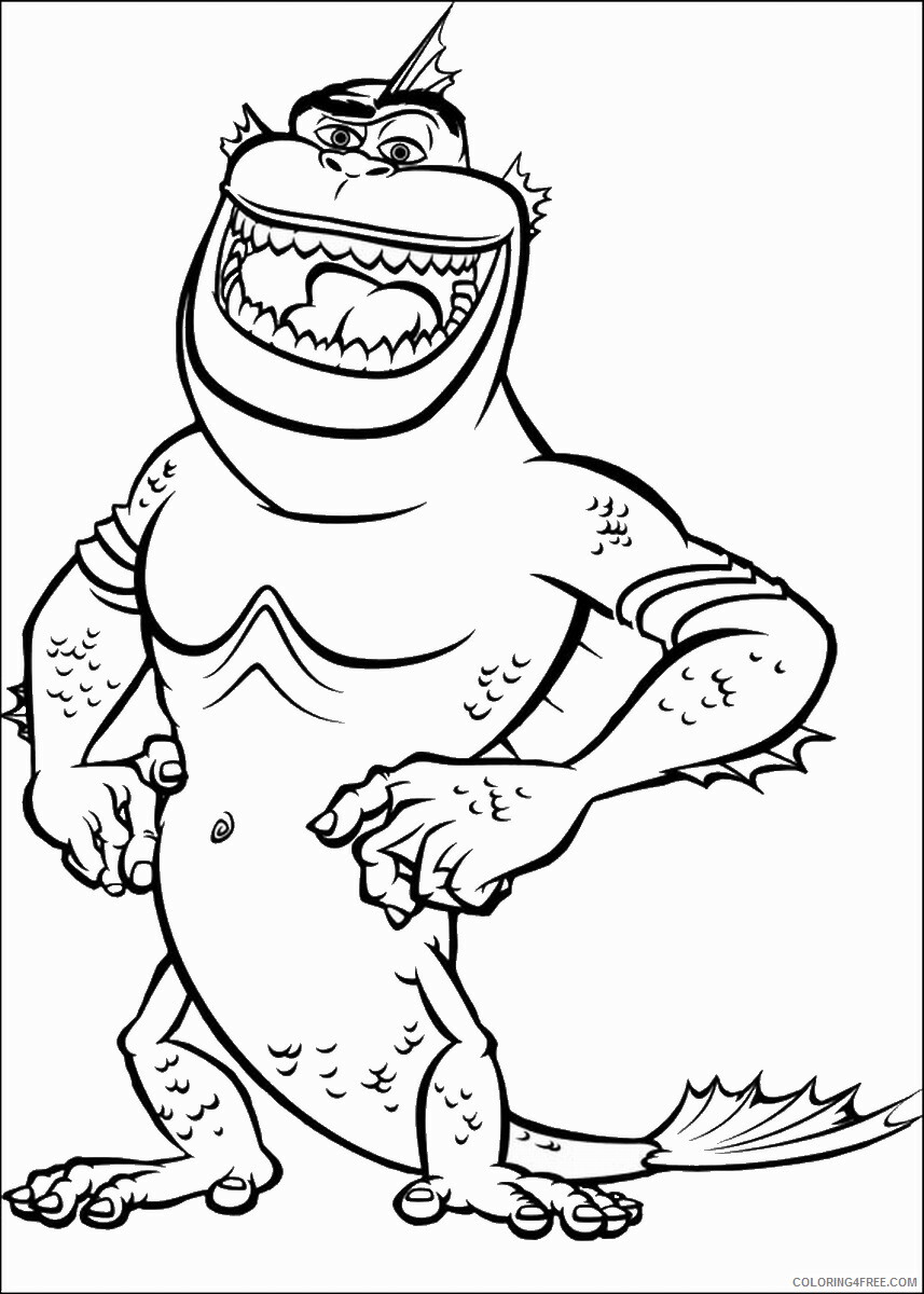 Monsters vs Aliens Coloring Pages TV Film Printable 2020 05336 Coloring4free