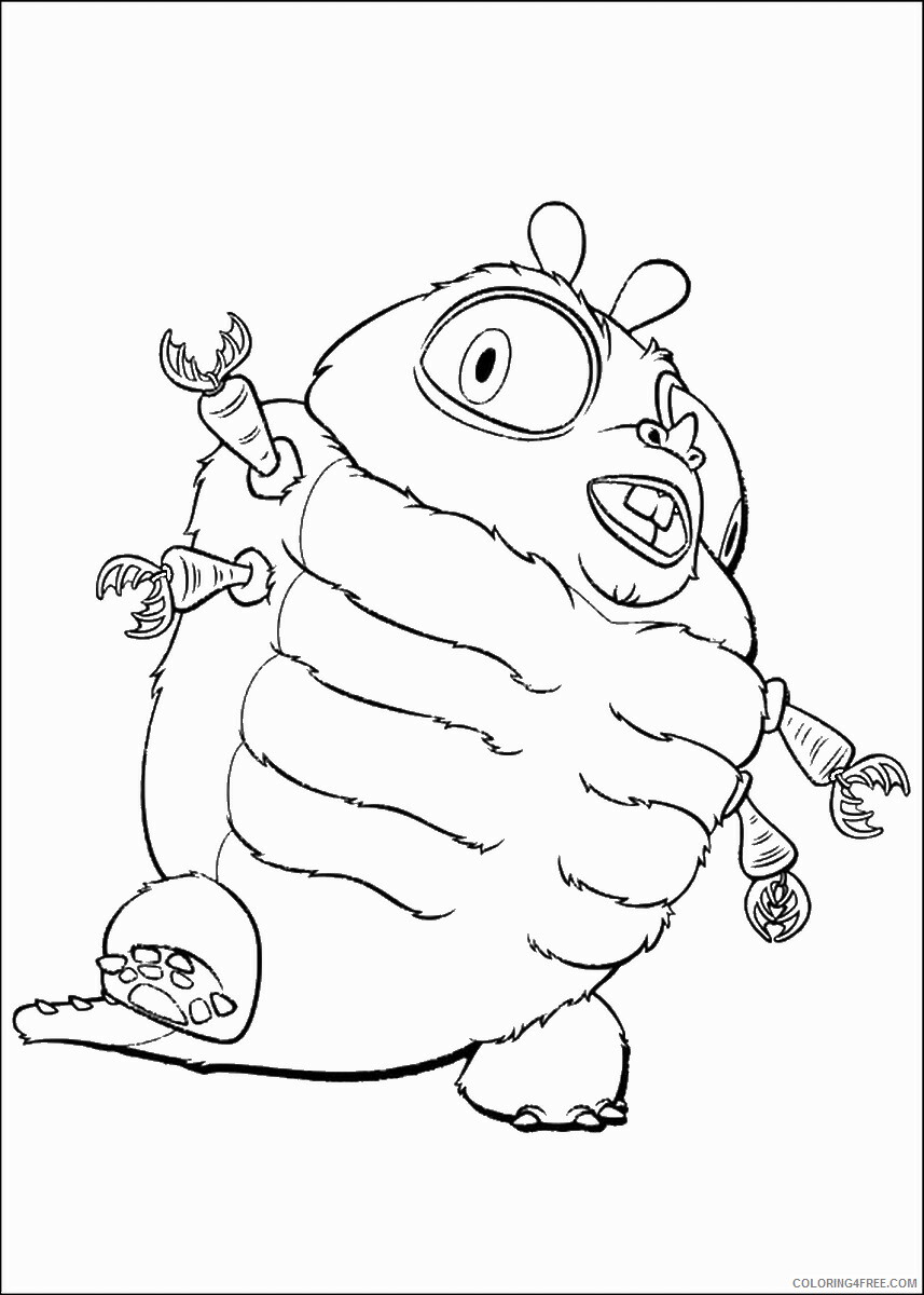 Monsters vs Aliens Coloring Pages TV Film Printable 2020 05338 Coloring4free
