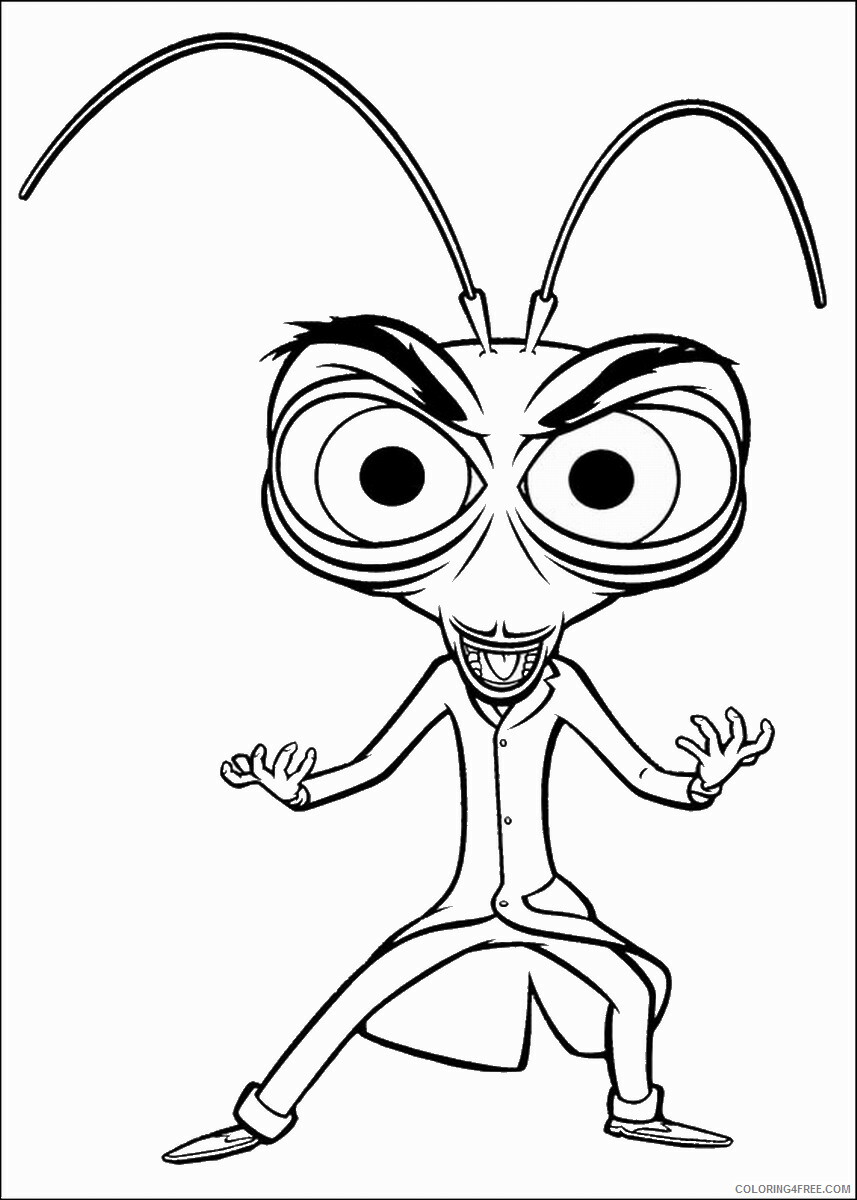 Monsters vs Aliens Coloring Pages TV Film Printable 2020 05339 Coloring4free
