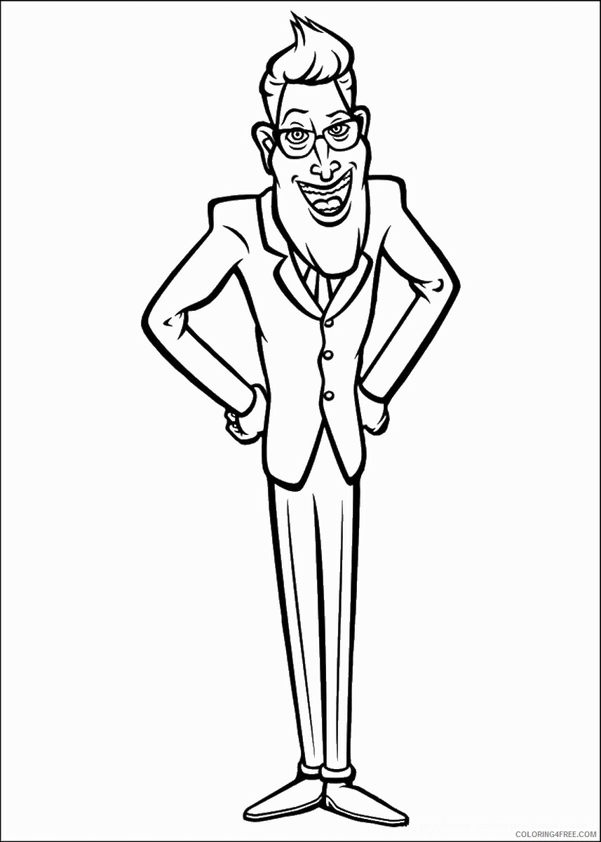 Monsters vs Aliens Coloring Pages TV Film Printable 2020 05340 Coloring4free