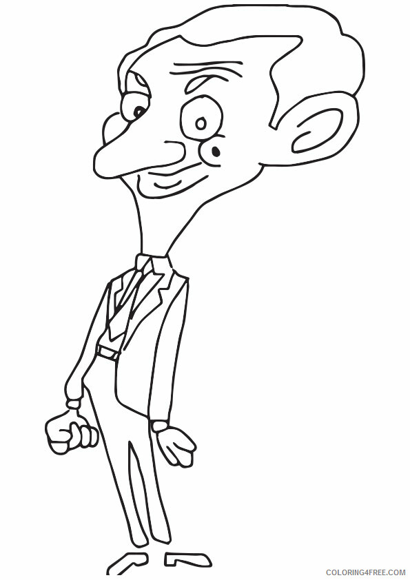 Mr Bean Coloring Pages TV Film Printable 2020 05347 Coloring4free