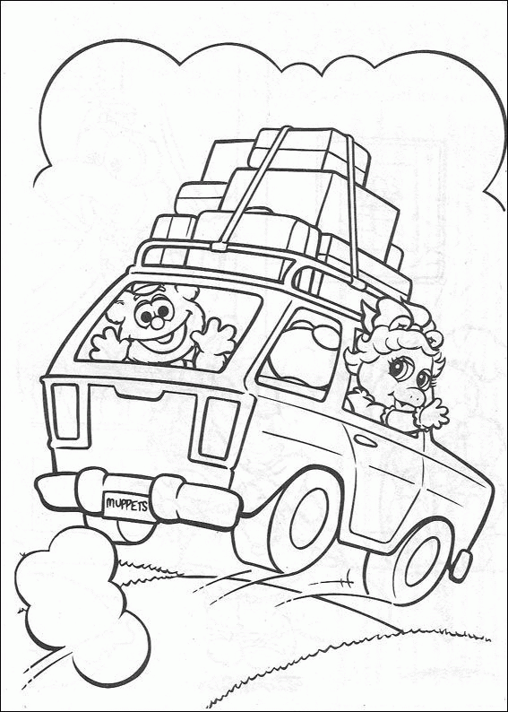 Muppet Babies Coloring Pages TV Film muppet baby 98KVf Printable 2020 05357 Coloring4free