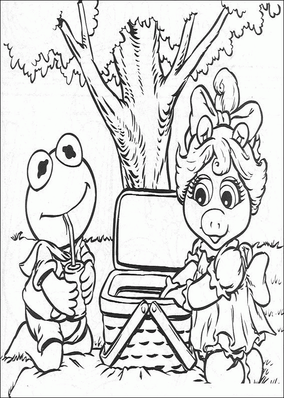 Muppet Babies Coloring Pages TV Film muppet baby FHlgb Printable 2020 05359 Coloring4free